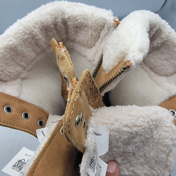 Sperry Boots Womens 8 Brown Saltwater Cozy Winter Casual Walking STS85401 - Picture 9 of 13